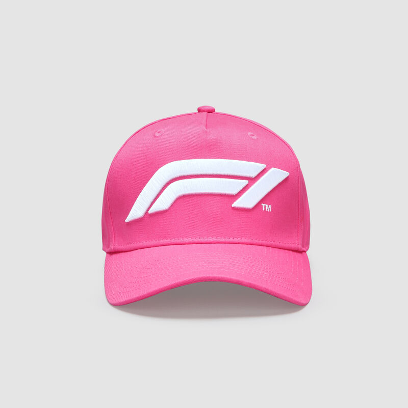 F1 FW LARGE LOGO BASEBALL CAP - pink